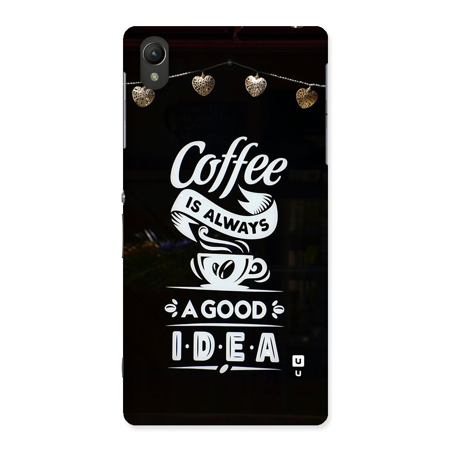 Coffee Idea Back Case for Xperia Z2