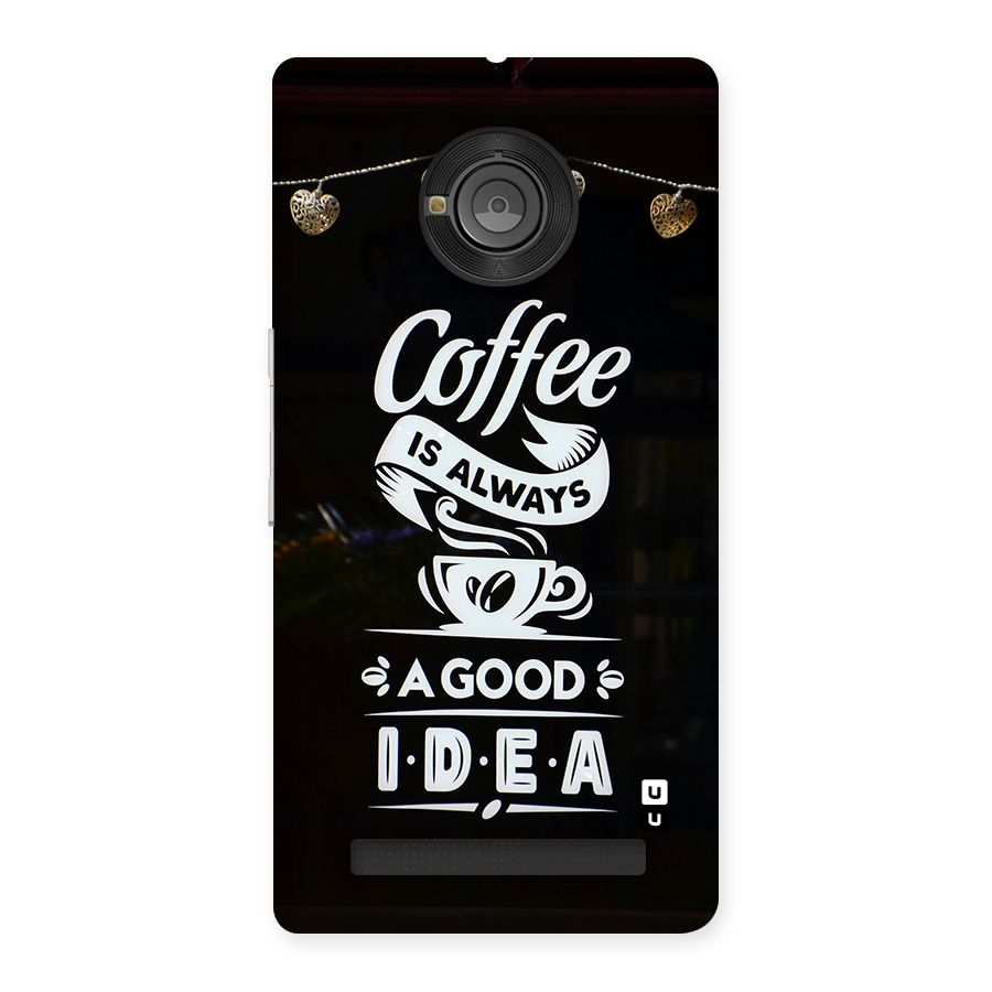 Coffee Idea Back Case for Yunique