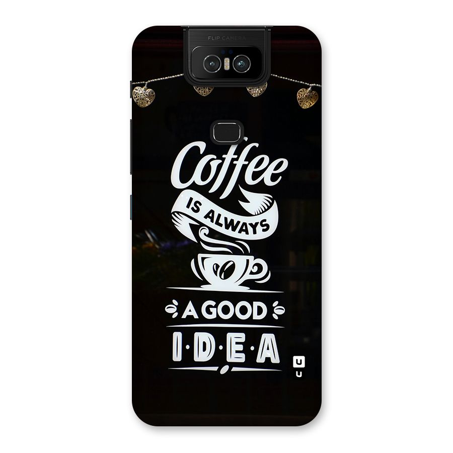Coffee Idea Back Case for Zenfone 6z