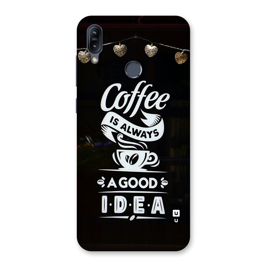 Coffee Idea Back Case for Zenfone Max M2