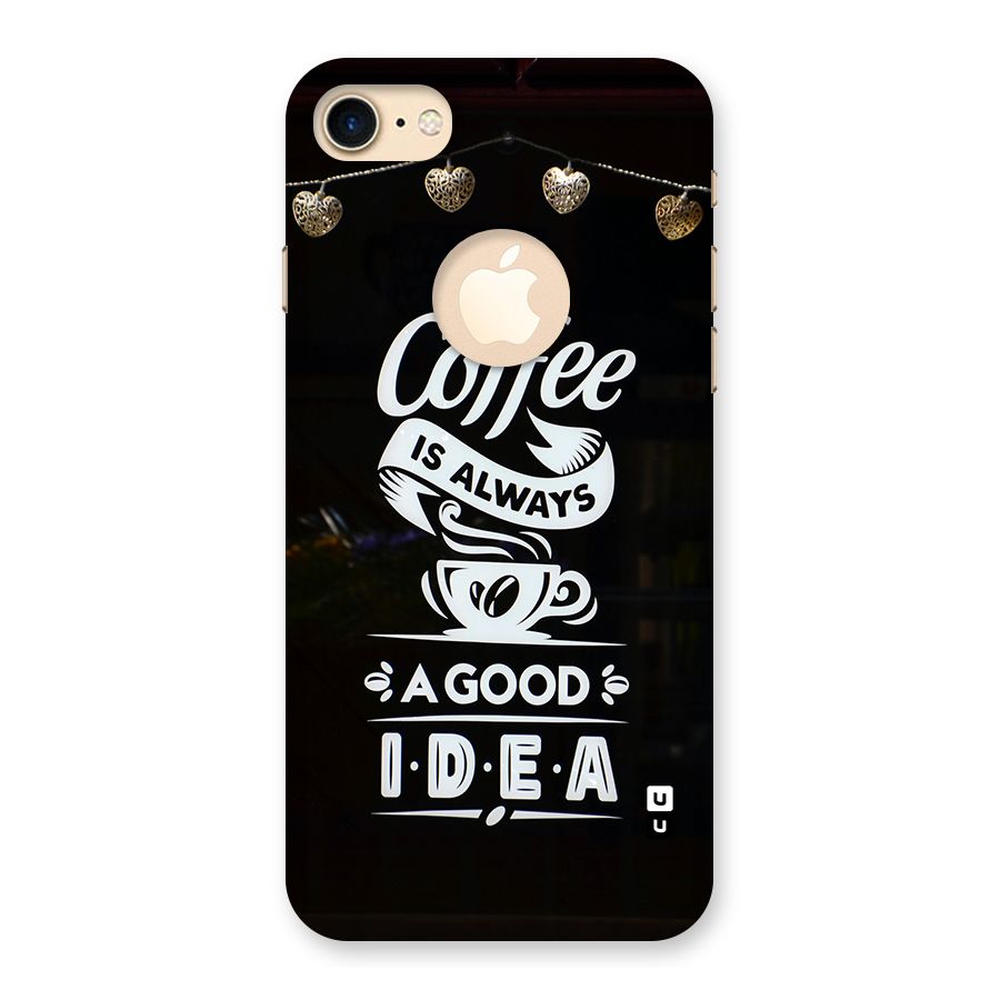 Coffee Idea Back Case for iPhone 7 Logo Cut