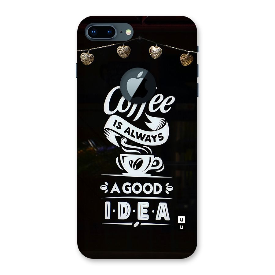 Coffee Idea Back Case for iPhone 7 Plus Logo Cut