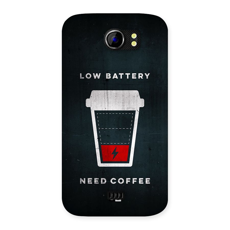 Coffee Need Back Case for Canvas 2 A110