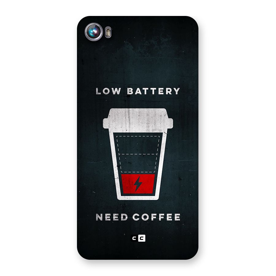 Coffee Need Back Case for Canvas Fire 4 (A107)