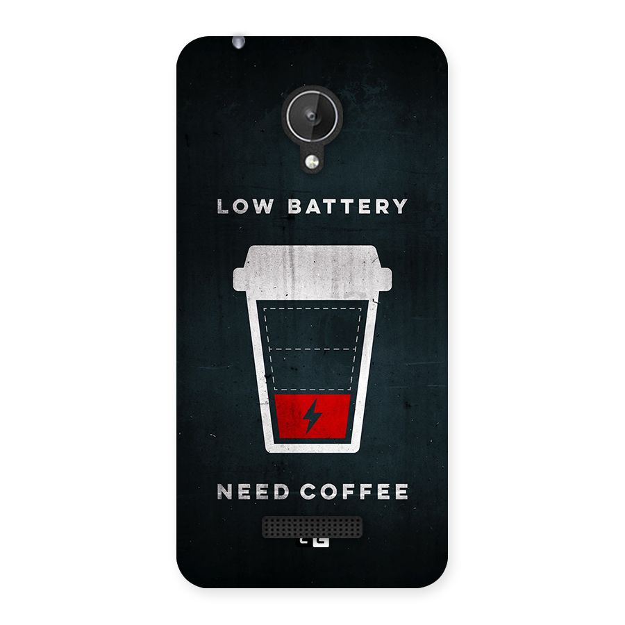 Coffee Need Back Case for Canvas Spark Q380