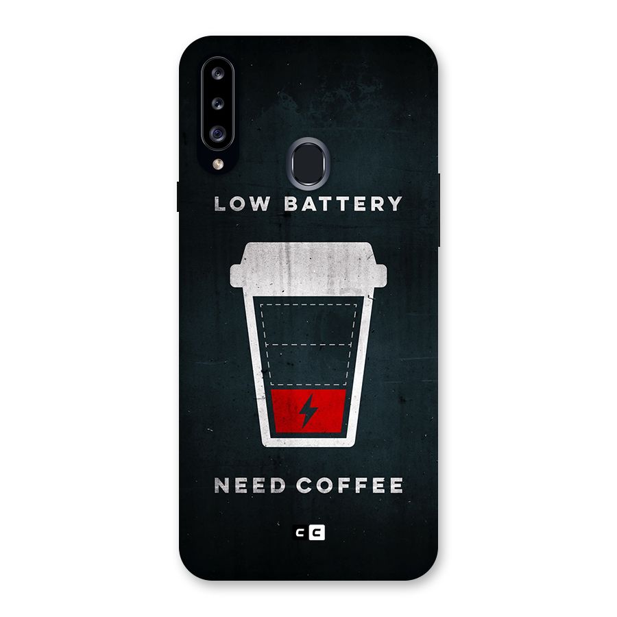 Coffee Need Back Case for Galaxy A20s