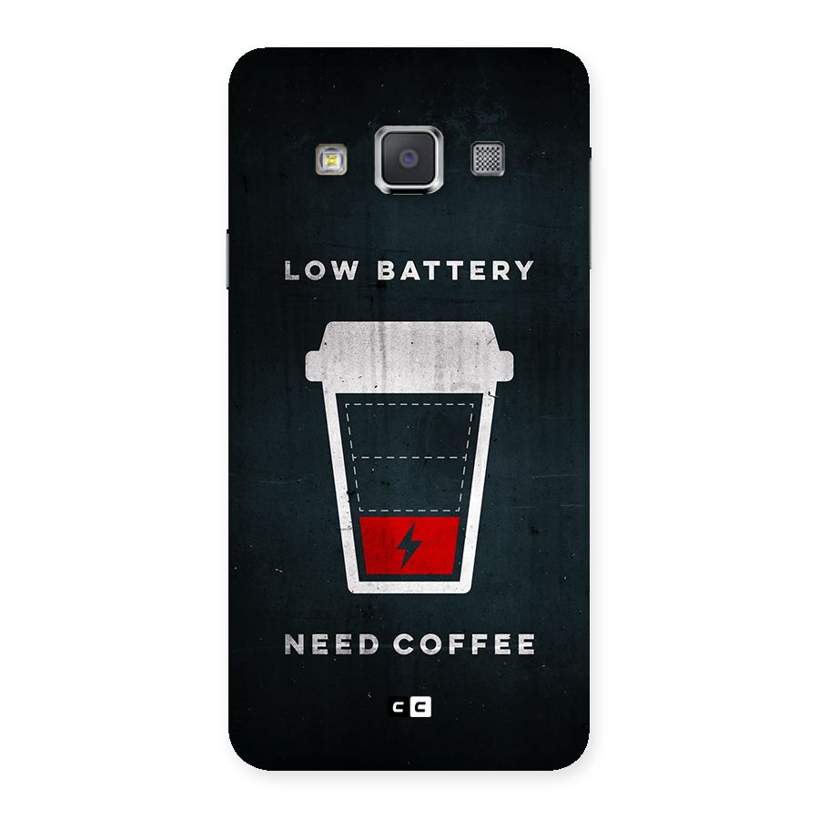 Coffee Need Back Case for Galaxy A3