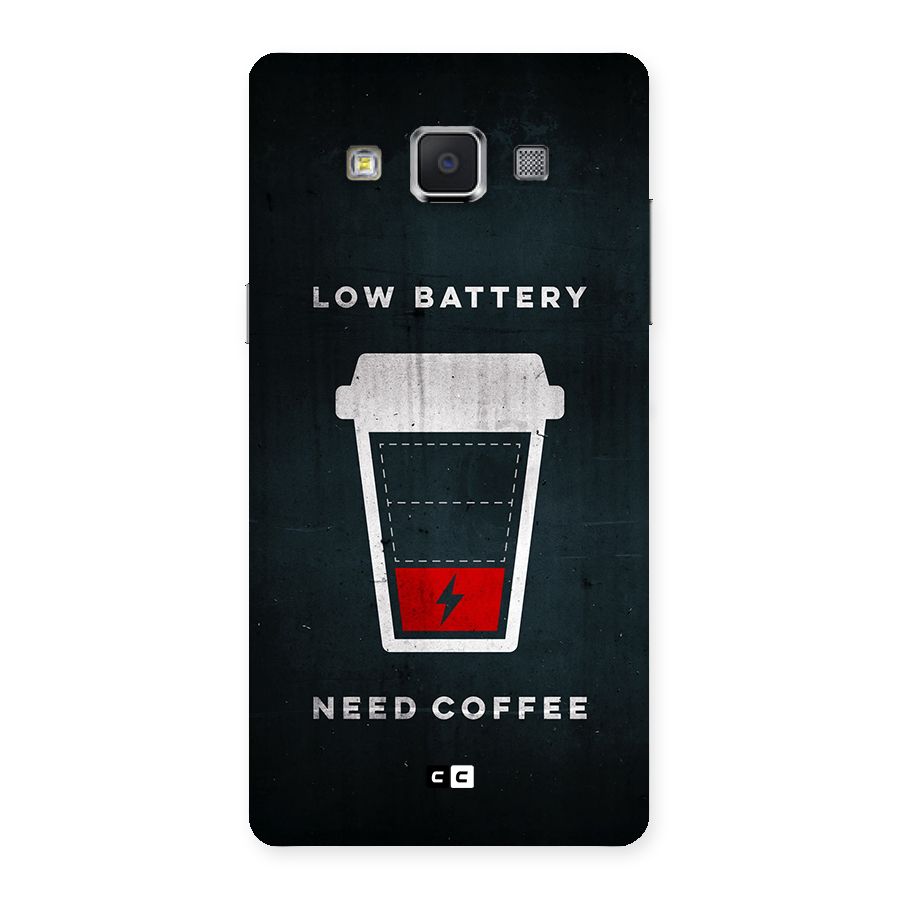 Coffee Need Back Case for Galaxy A5