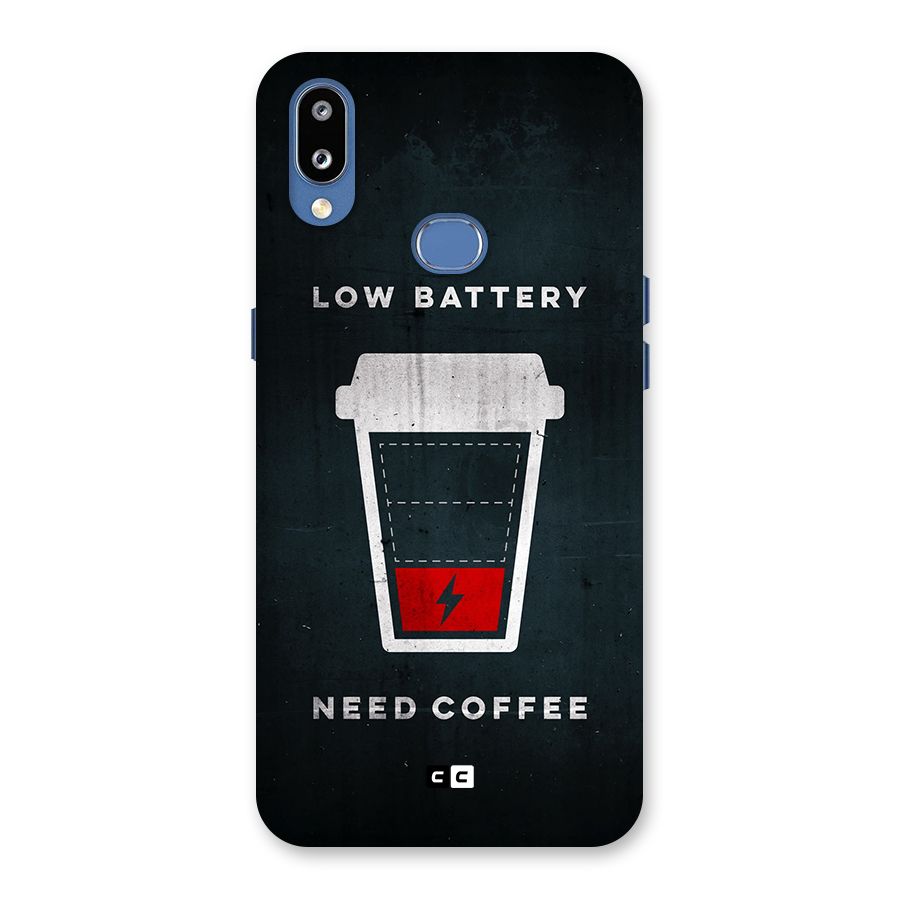 Coffee Need Back Case for Galaxy M01s