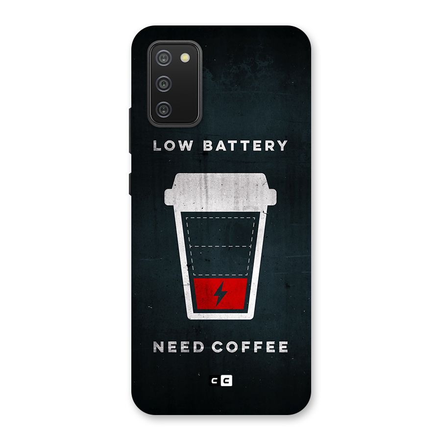 Coffee Need Back Case for Galaxy M02s