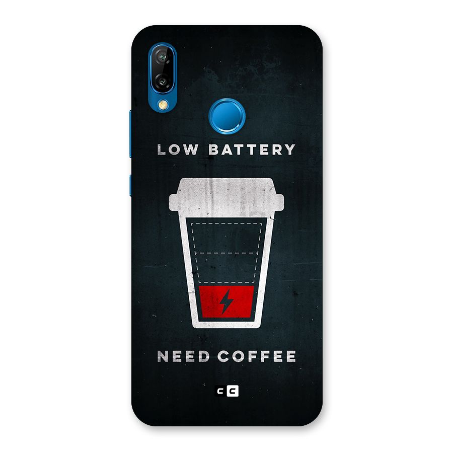Coffee Need Back Case for Huawei P20 Lite