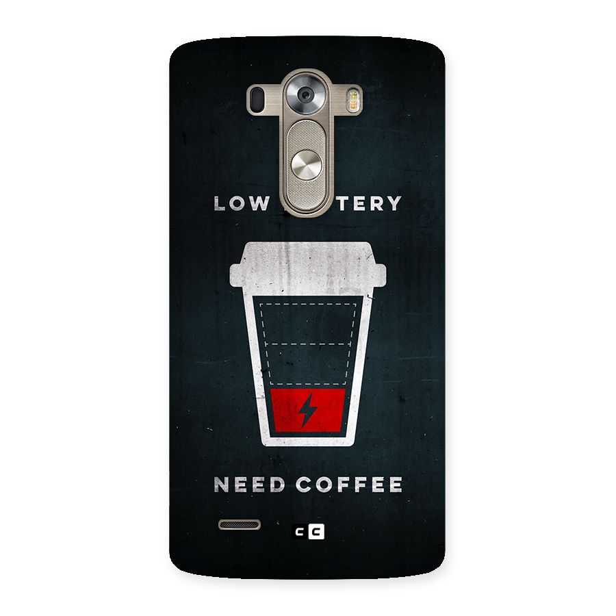 Coffee Need Back Case for LG G3