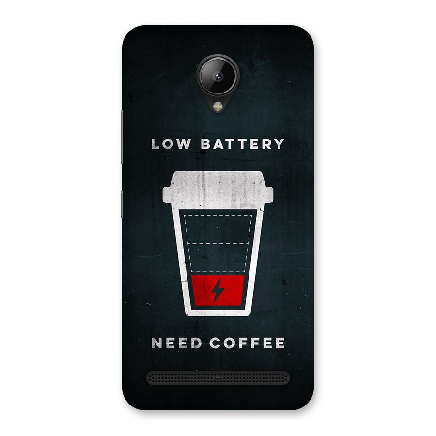 Coffee Need Back Case for Lenovo C2