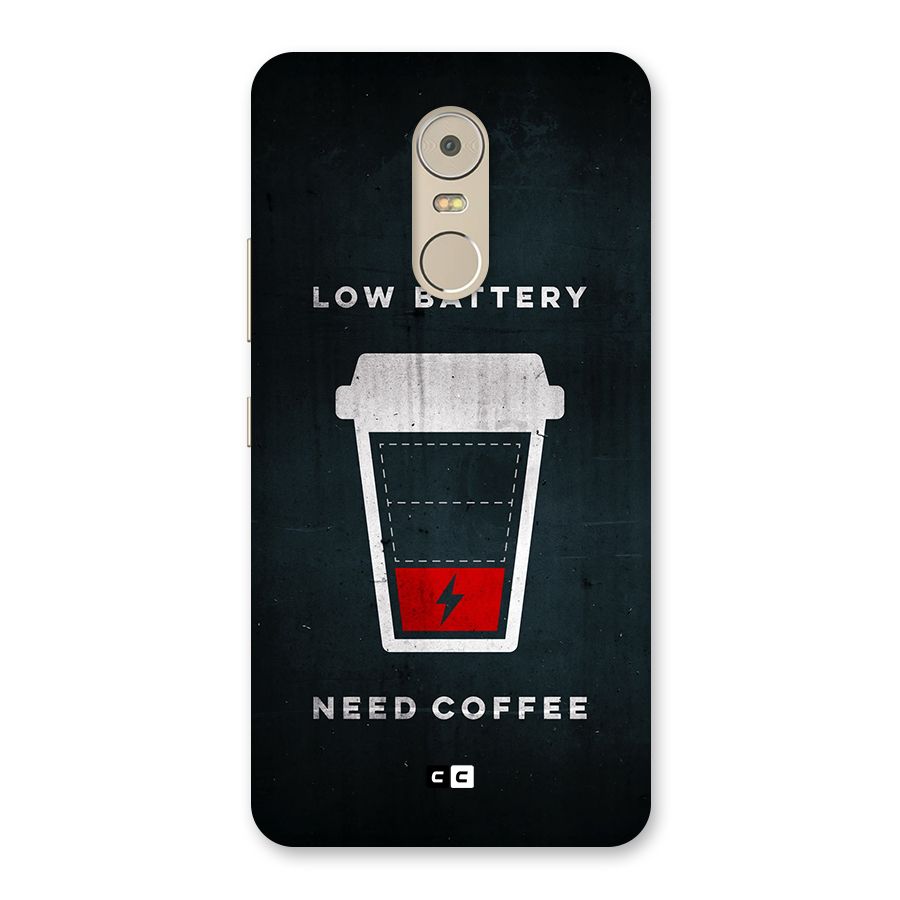 Coffee Need Back Case for Lenovo K6 Note