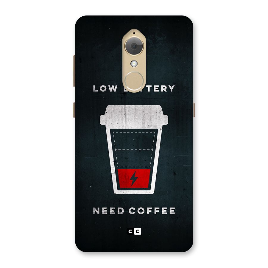 Coffee Need Back Case for Lenovo K8