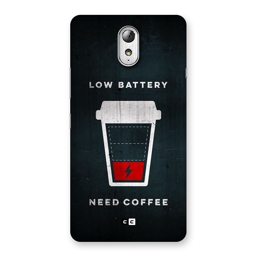 Coffee Need Back Case for Lenovo Vibe P1M