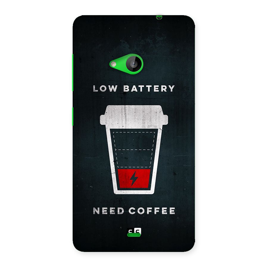 Coffee Need Back Case for Lumia 535