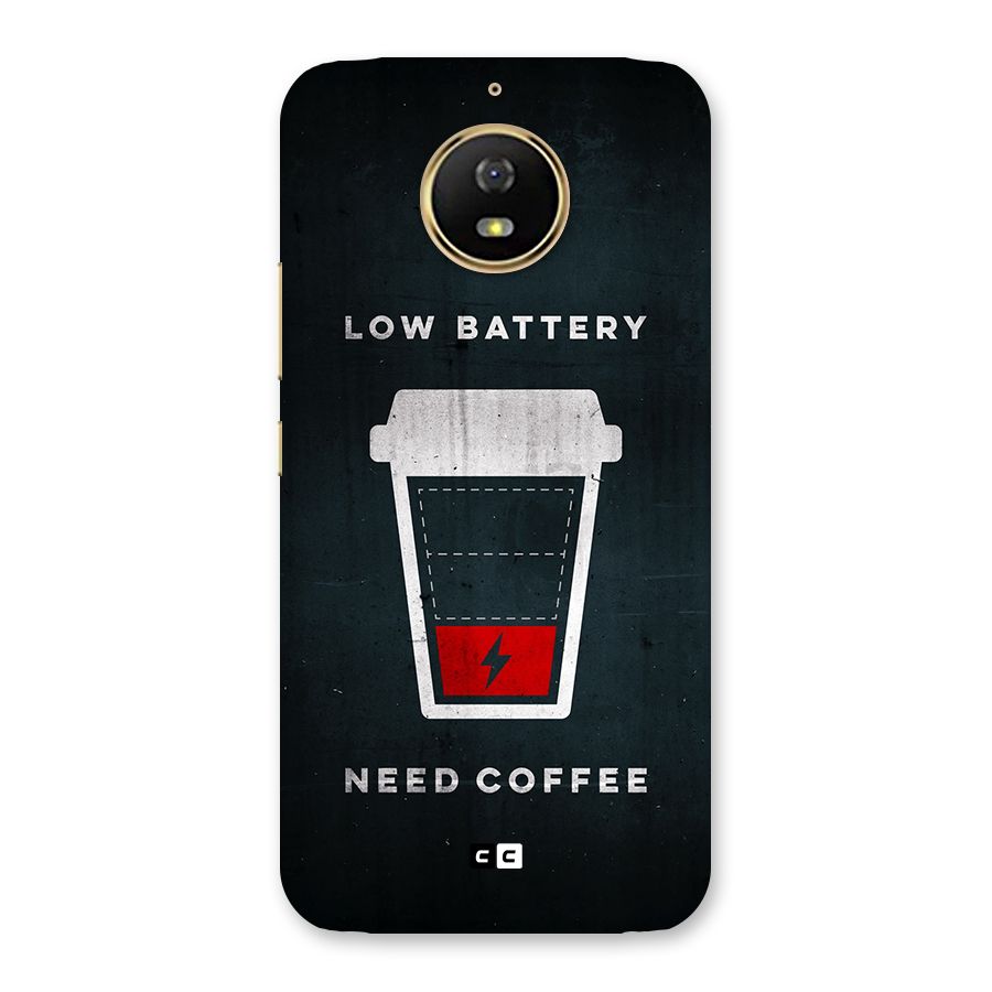 Coffee Need Back Case for Moto G5s