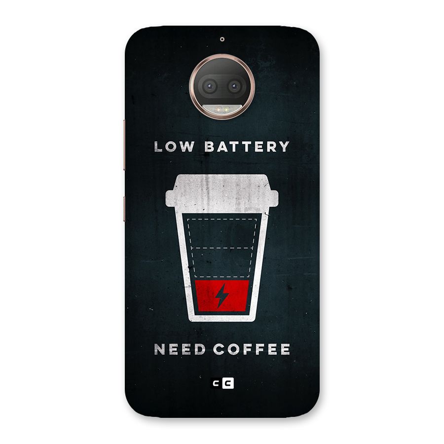 Coffee Need Back Case for Moto G5s Plus