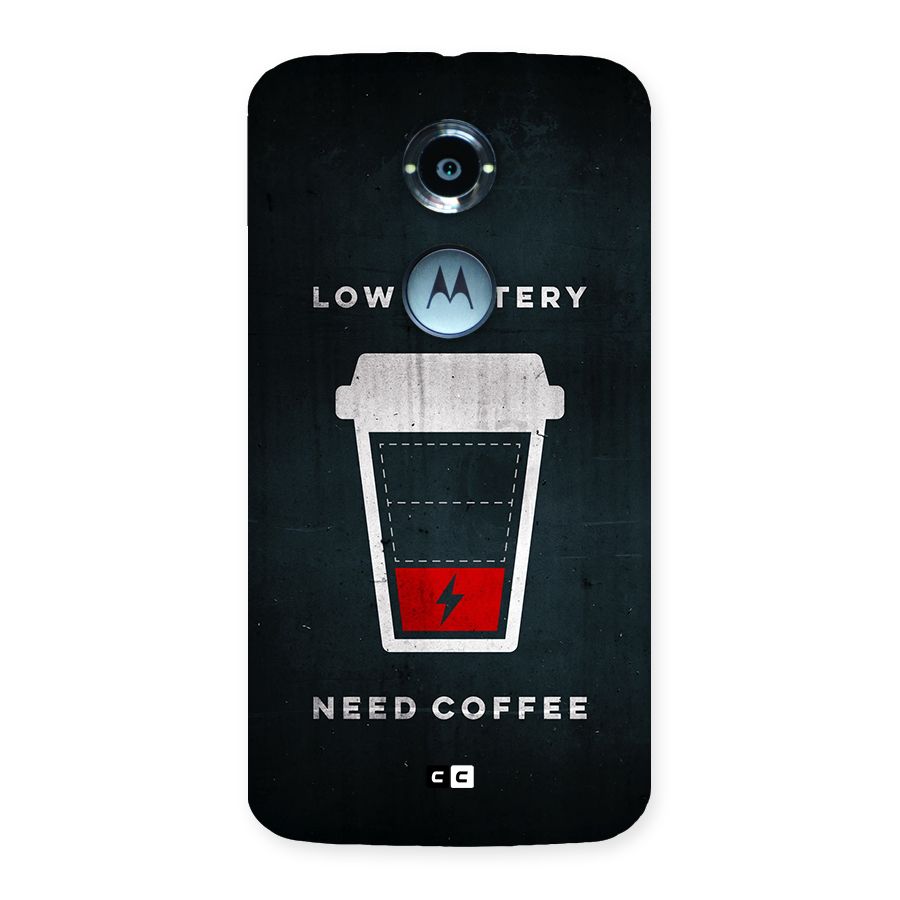 Coffee Need Back Case for Moto X2