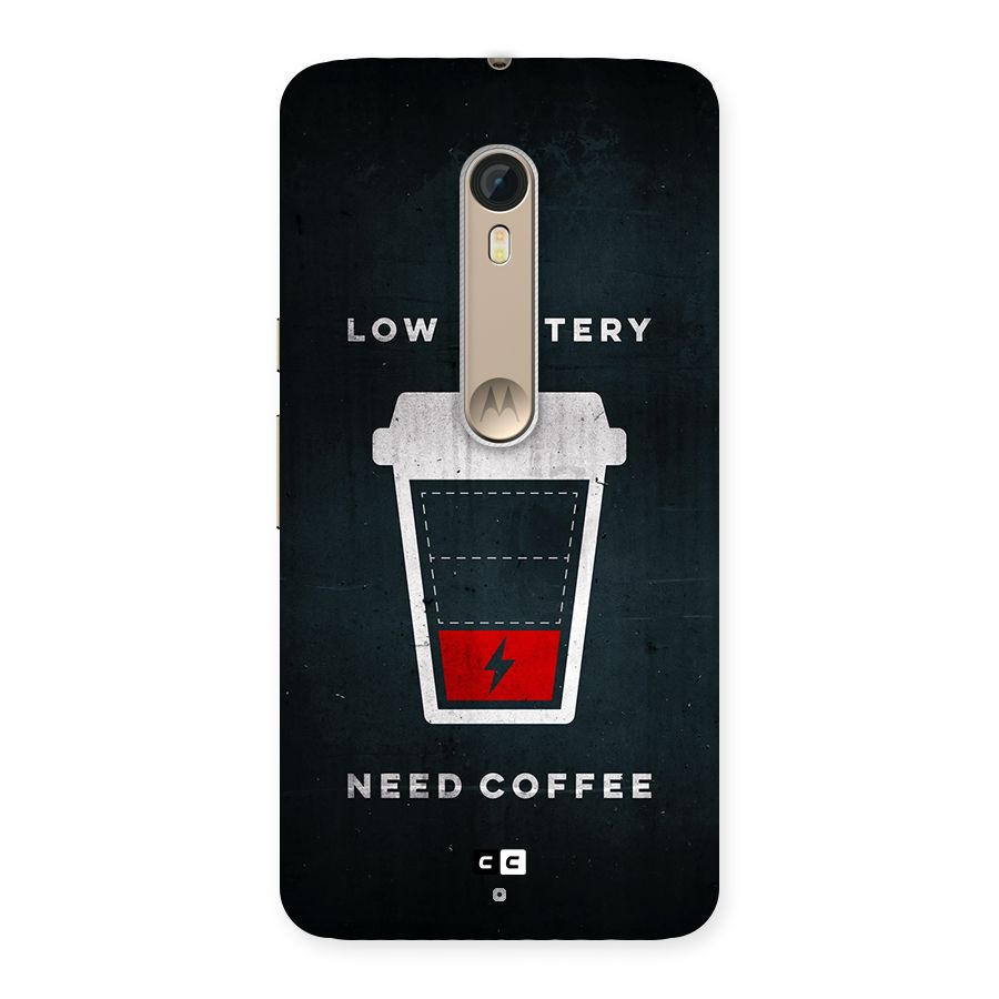 Coffee Need Back Case for Moto X Style