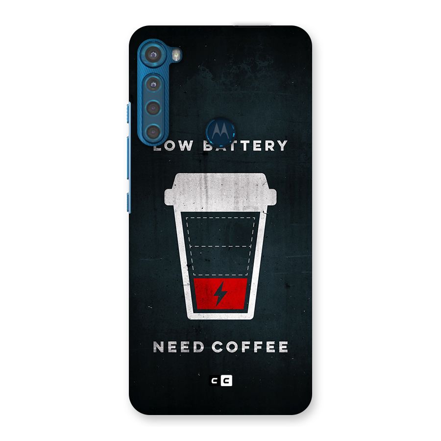Coffee Need Back Case for Motorola One Fusion Plus