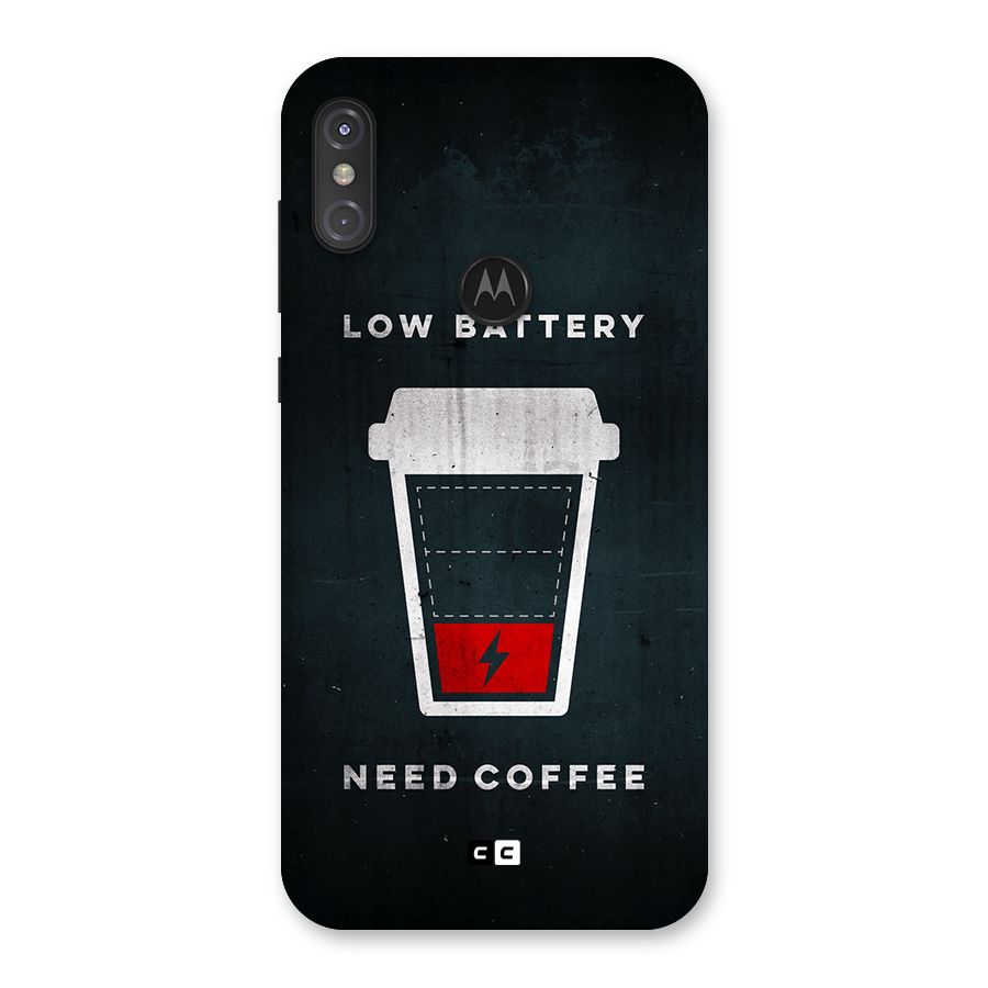 Coffee Need Back Case for Motorola One Power