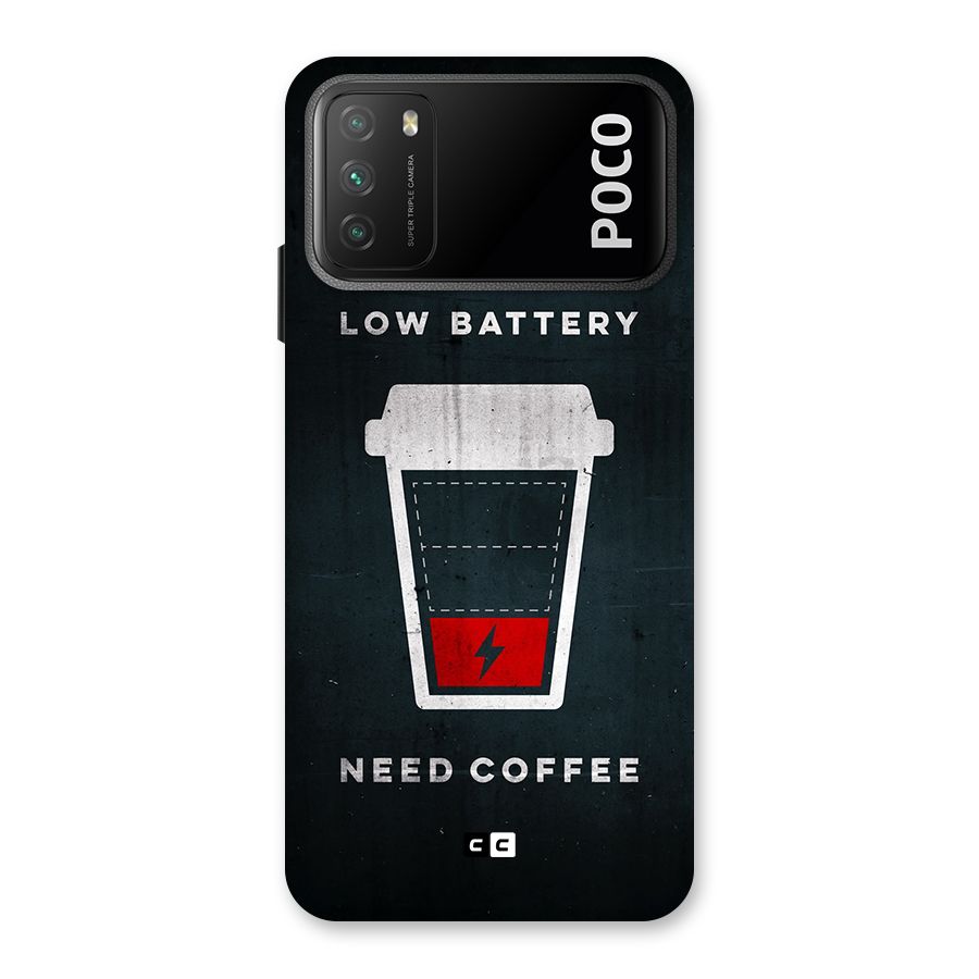 Coffee Need Back Case for Poco M3