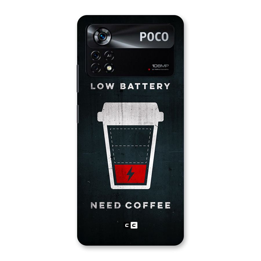 Coffee Need Back Case for Poco X4 Pro 5G