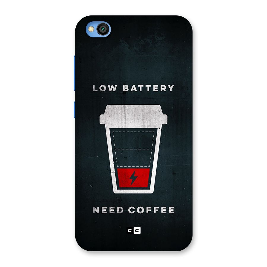Coffee Need Back Case for Redmi Go