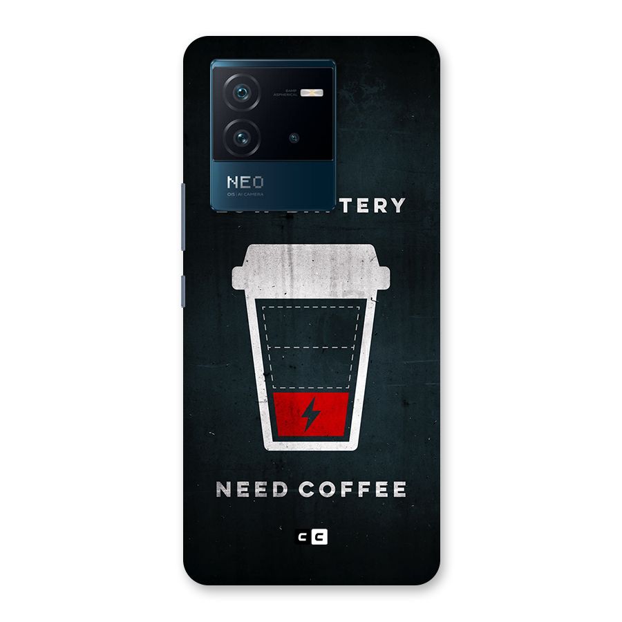 Coffee Need Back Case for Vivo iQOO Neo 6 5G