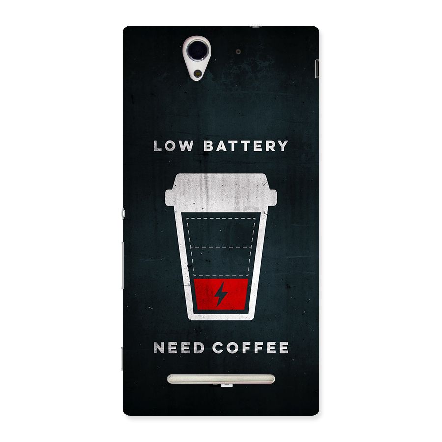Coffee Need Back Case for Xperia C3