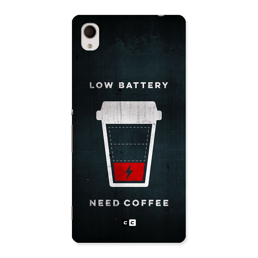Coffee Need Back Case for Xperia M4