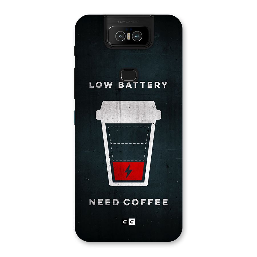 Coffee Need Back Case for Zenfone 6z