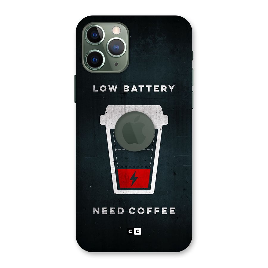 Coffee Need Back Case for iPhone 11 Pro Logo Cut