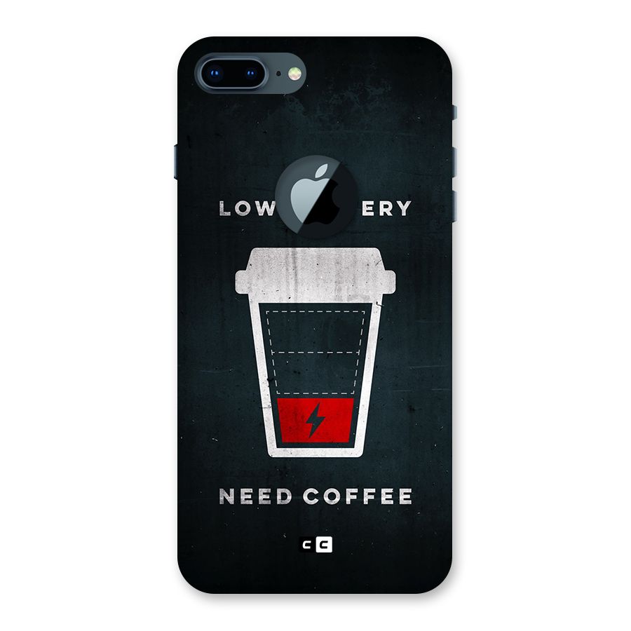 Coffee Need Back Case for iPhone 7 Plus Logo Cut