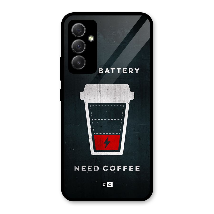 Coffee Need Glass Back Case for Galaxy A34