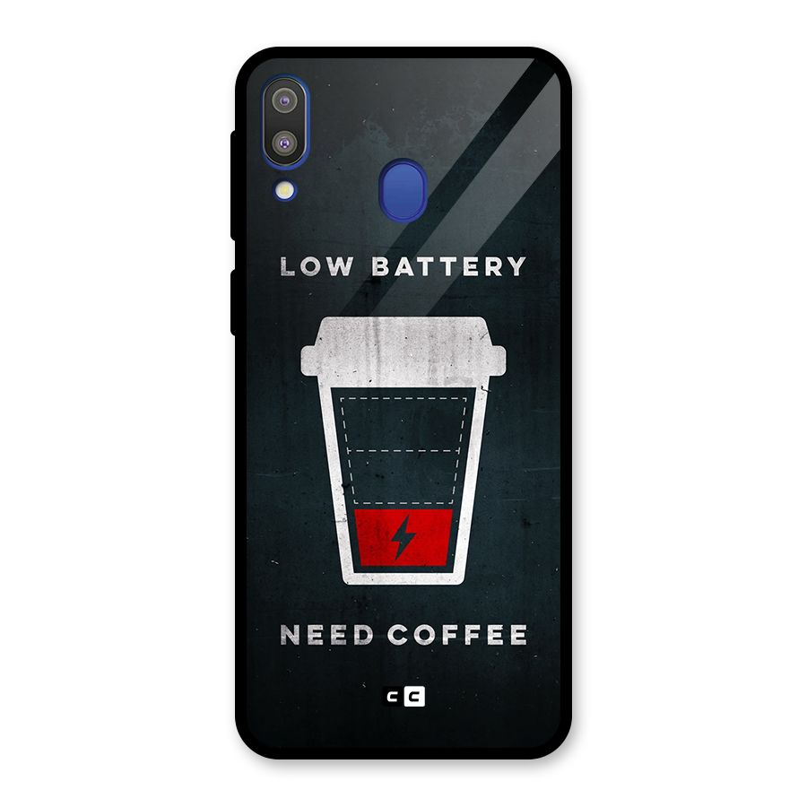 Coffee Need Glass Back Case for Galaxy M20