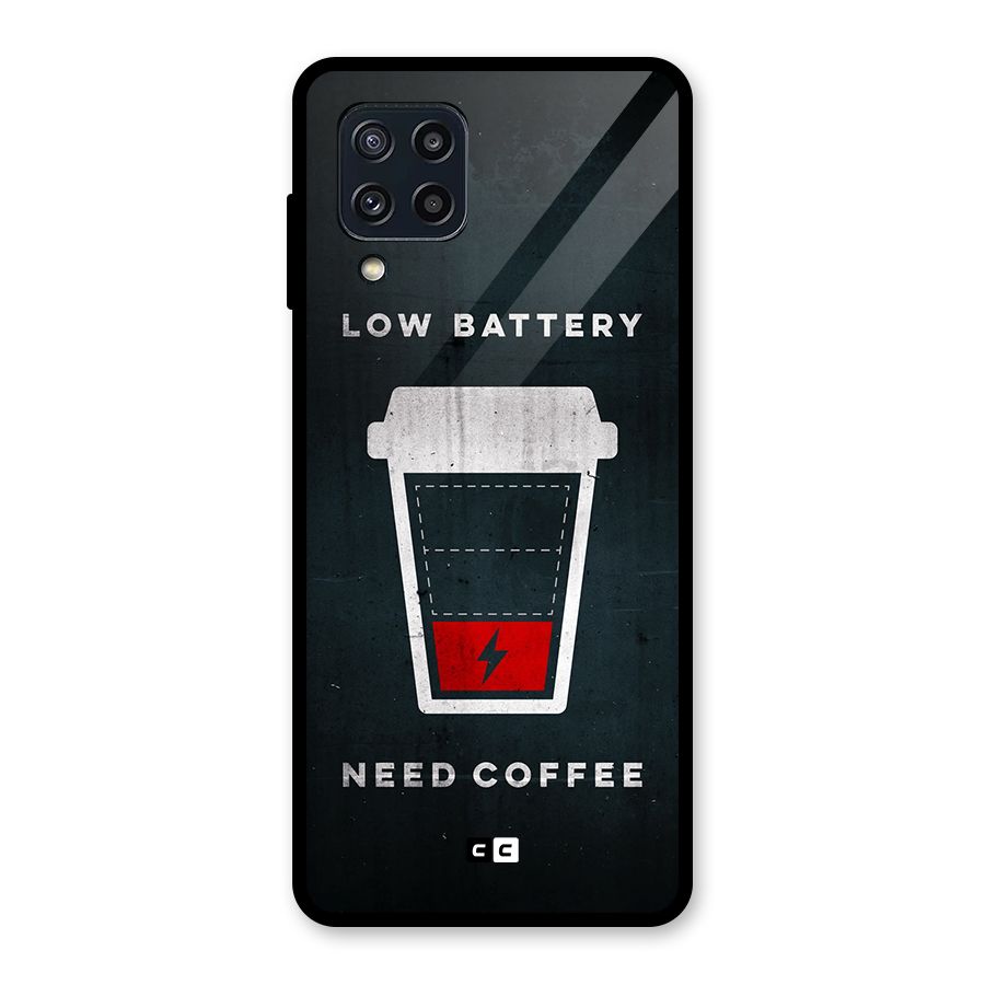 Coffee Need Glass Back Case for Galaxy M32