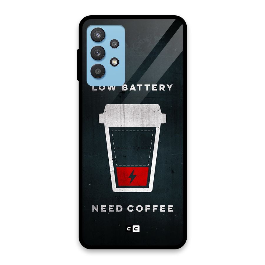 Coffee Need Glass Back Case for Galaxy M32 5G