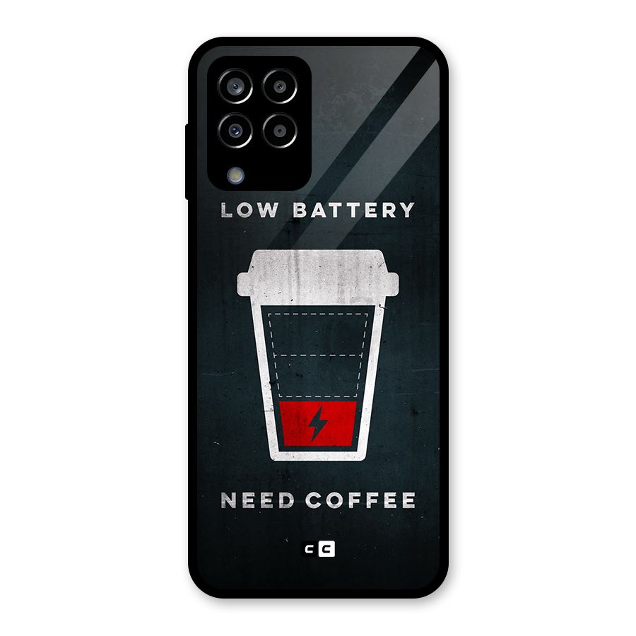Coffee Need Glass Back Case for Galaxy M33