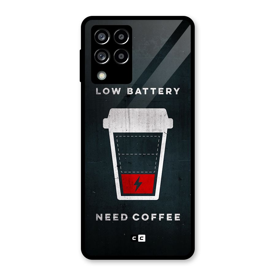 Coffee Need Glass Back Case for Galaxy M53 5G