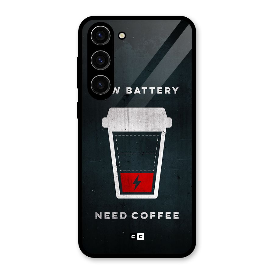 Coffee Need Glass Back Case for Galaxy S23 Plus
