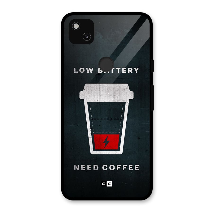 Coffee Need Glass Back Case for Google Pixel 4a