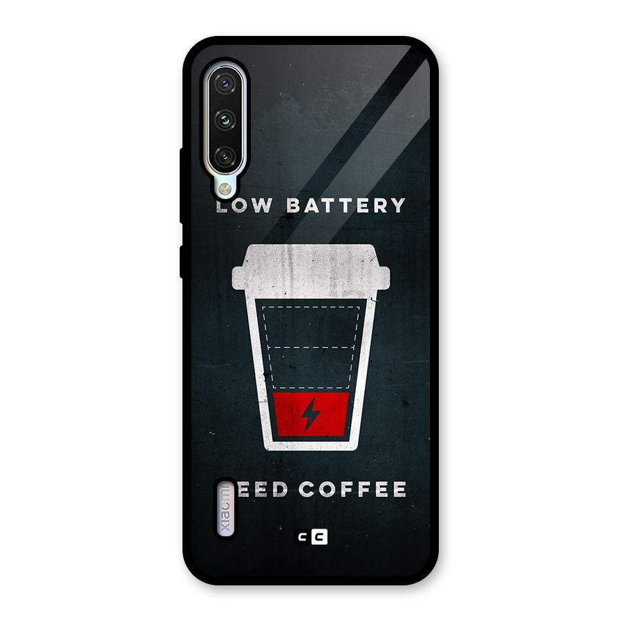 Coffee Need Glass Back Case for Mi A3