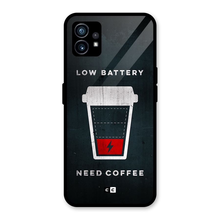 Coffee Need Glass Back Case for Nothing Phone 1