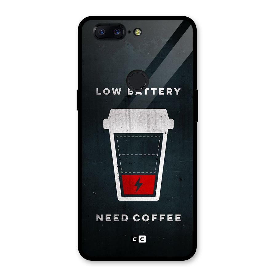 Coffee Need Glass Back Case for OnePlus 5T