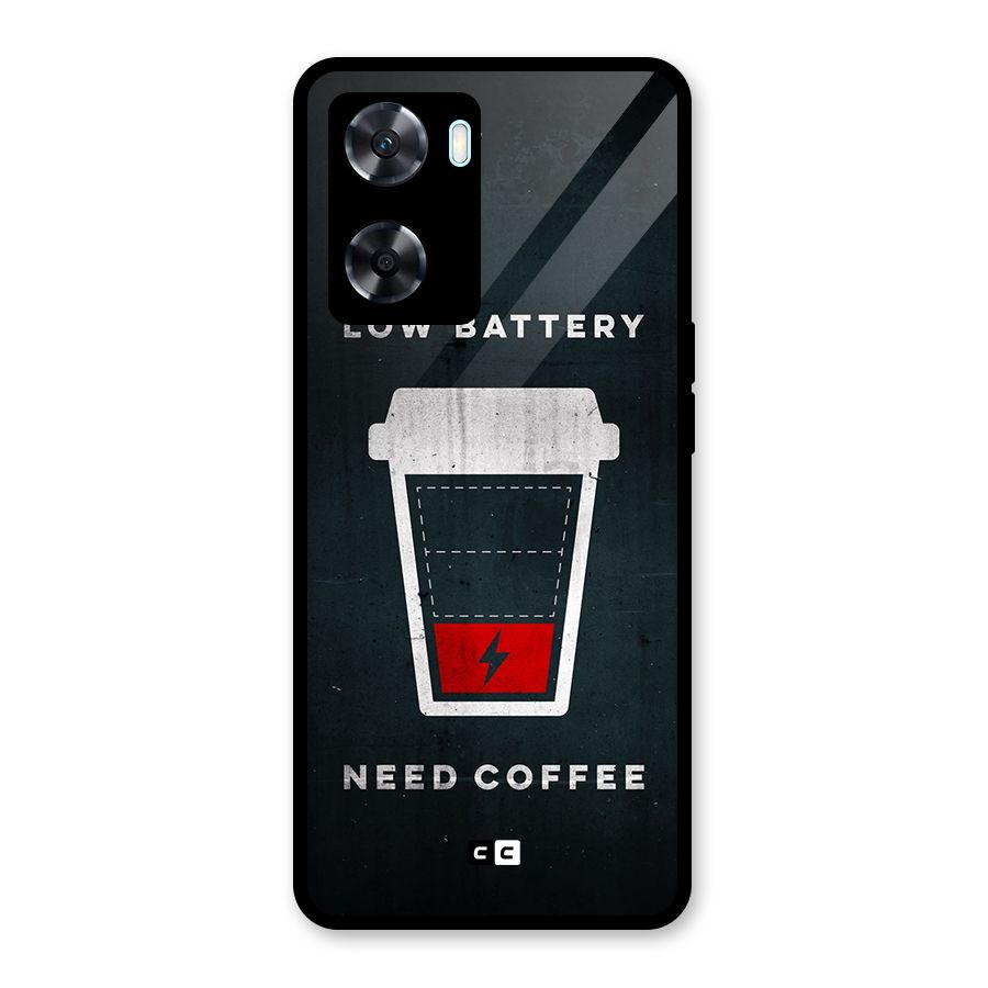 Coffee Need Glass Back Case for Oppo A77