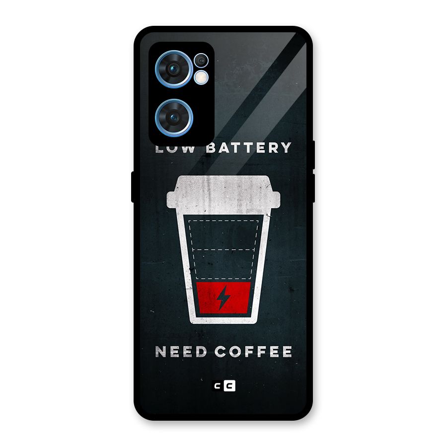 Coffee Need Glass Back Case for Oppo Reno7 5G