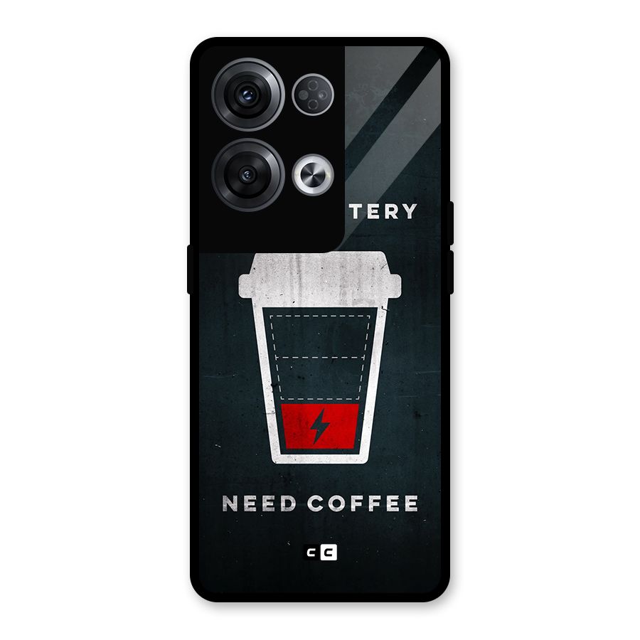 Coffee Need Glass Back Case for Oppo Reno8 Pro 5G